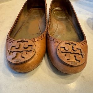 Brown Tory Burch flats
